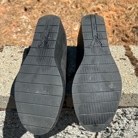 NIB Vionic Sereno Womens Sz 9.5 Black Platform Wedge Suede Pumps (READ) Comfort - Picture 10 of 11